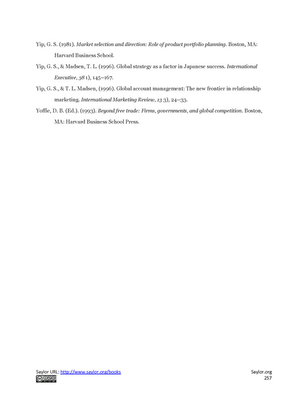 Fundamentals of Global Strategy - Page 257